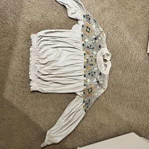 Free People XL mesh top
